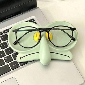 Squidward Glasses Frame Jewelry Box Storage Tray Furniture Creative Cute Office Desktop Decoration Cartoon Multicolor